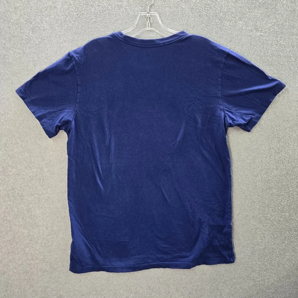 The North Face Men Shirt Medium Blue Magnolia Half Dome Logo Short Sleeve Tee‎